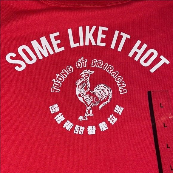 Mad Engine Sriracha Some Like It Hot Semi Cropped Shirt - Picture 2 of 3
